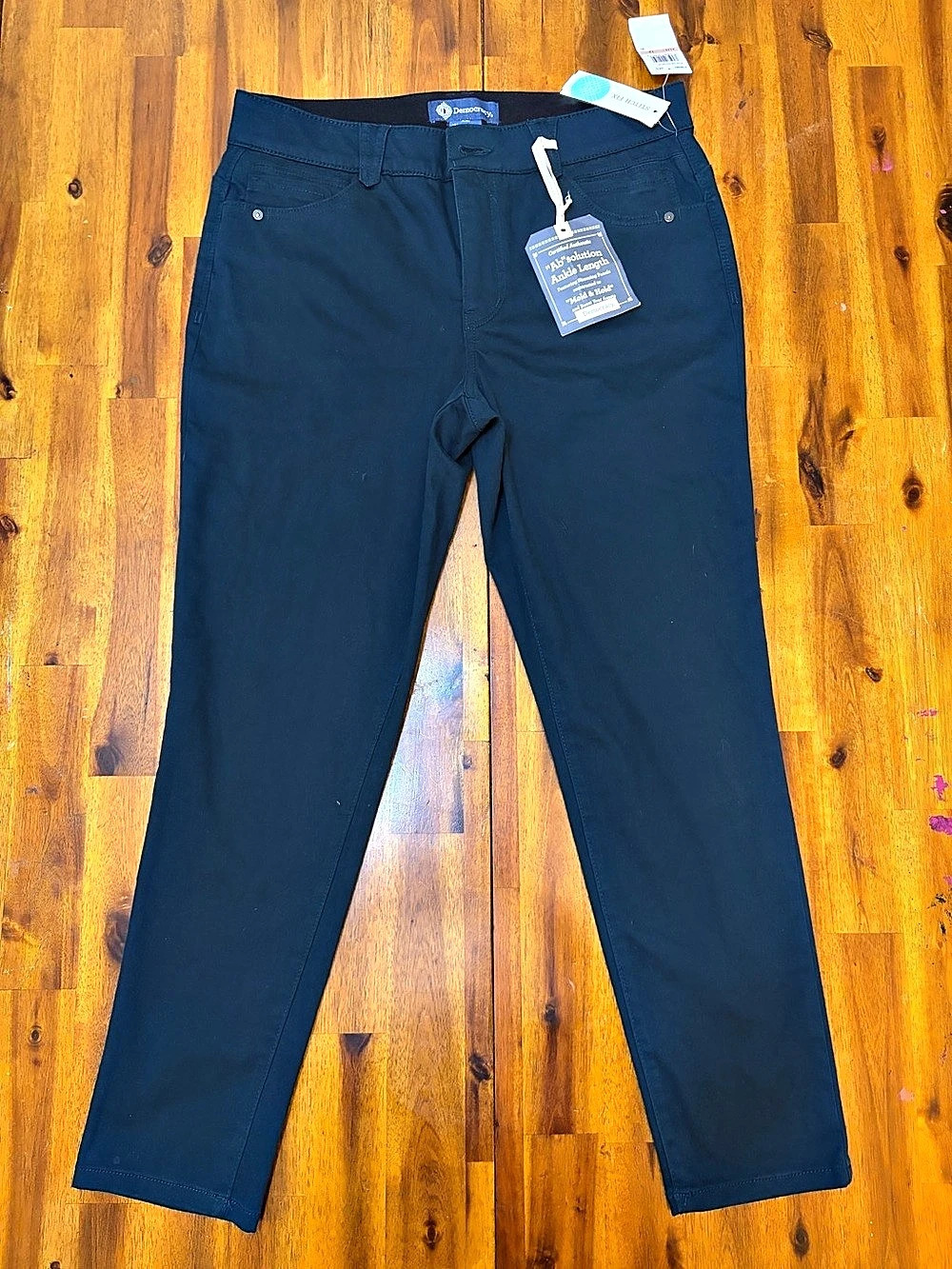 Democracy "Ab"solution Ankle Length Ankle Length Skinny Pants Blue Size 12 NWT